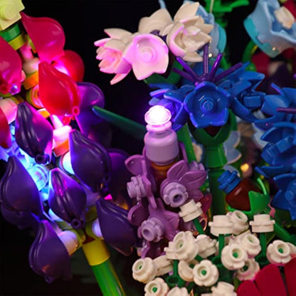 Light Kit for Lego Wildflower Bouquet, Led Lighting Set for Lego 10313 Wildflower Bouquet Set Botanical Collection - Not Include Models, Just Light Set