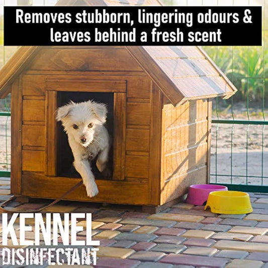ULTIMA-PLUS XP Kennel Kleen - Disinfectant, Cleaner, Sanitiser, Deodoriser, Concentrated, For use in Kennels, Catteries, Hatches and More! Lavender Fragrance, 5 L