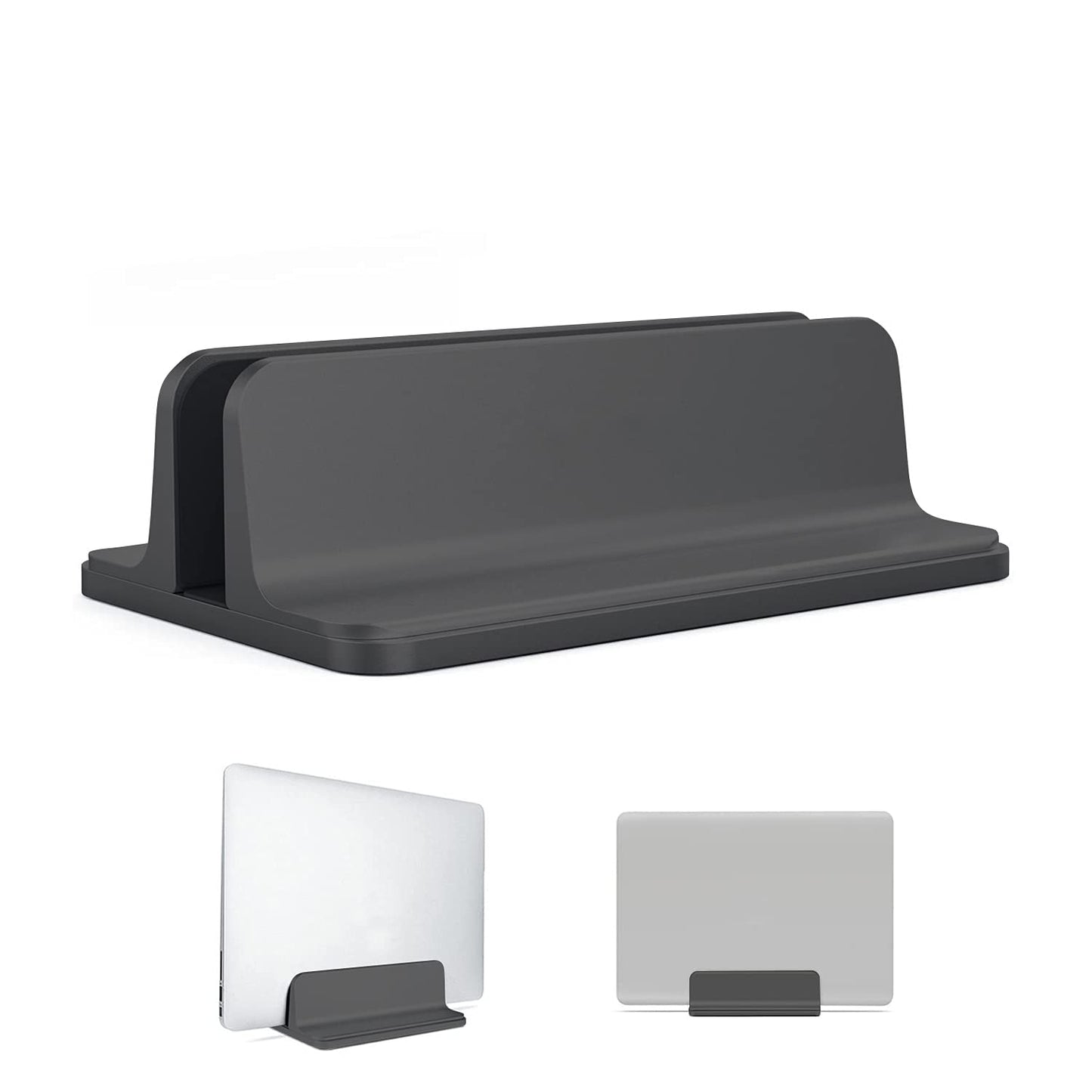Oranlife Vertical Laptop Stand Holder, Black