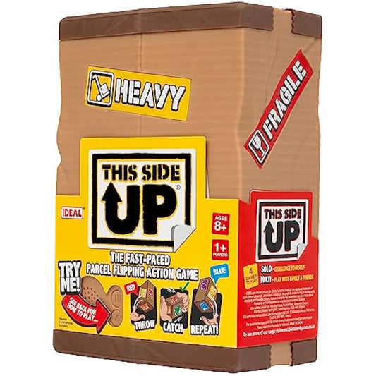 Ideal | This Side Up: The parcel-flipping, electronic reaction game | Family Games | 1+ Players| Ages 8+