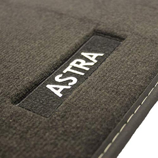 Genuine Vauxhall Astra H Carpet Footwell Mats Tailored Fitted Black Set of 4 Official Vauxhall Astra H 2004-2010 All Models Velour Mats