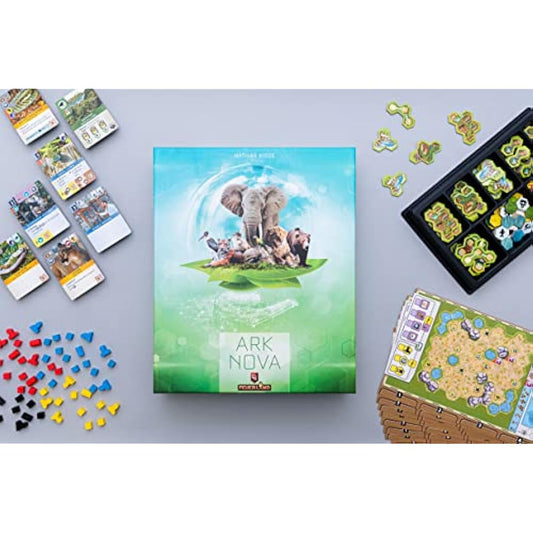 Feuerland Spiele | Ark Nova | Board Game | Ages 14+ | 1-4 Players | 90-150 Minutes Playing Time