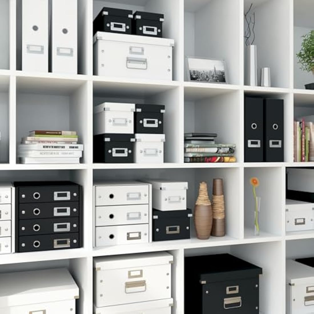 Leitz A5 Storage Box, Click and Store Range 60430095 - Small, Black