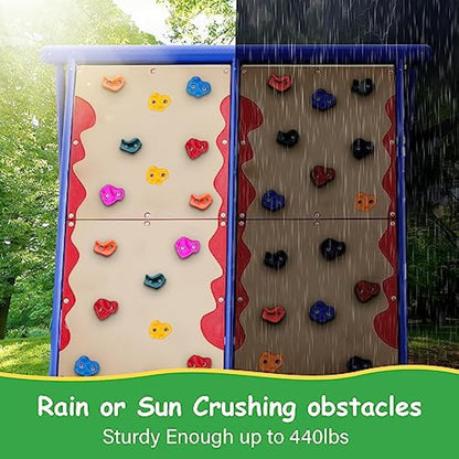 Trymaker Rock Climbing Holds,Climbing Wall for Kids,Climbing Set for Adult Indoor and Outdoor