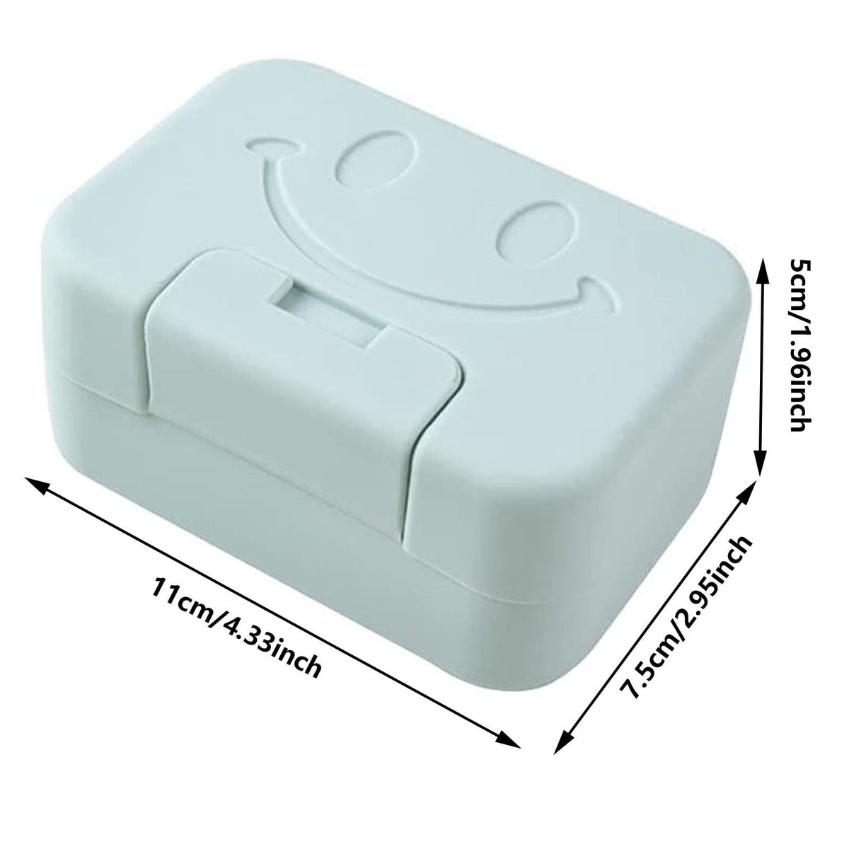 Travel Soap Case Box,2Pcs Soap Box,Soap Dish with Lid,Portable Shower Soap Box,Sealed soap dish with lid,Perfect for Bathroom, Travel, Camp, Gym