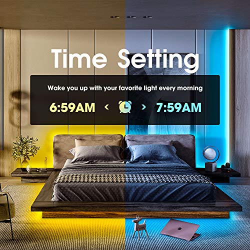 32.8ft ZigBee LED Strip Lights Dimmable Ambiance Smart RGB LED Kit Directly Work with Echo Plus for Alexa Voice Control LED Lights,Work with Hub