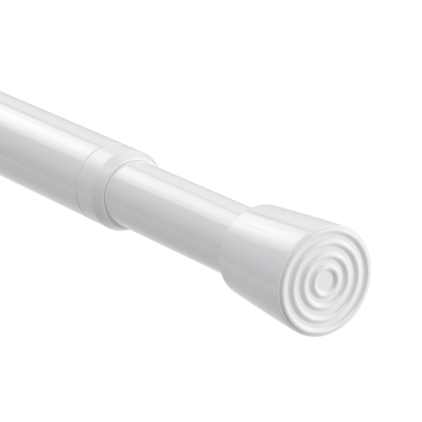 Shower Curtain Rod Extendable Curtain Poles 68-100cm White Shower Rail Tension Rods for Curtains Extendable Shower Curtain Rod Telescopic Curtain Pole