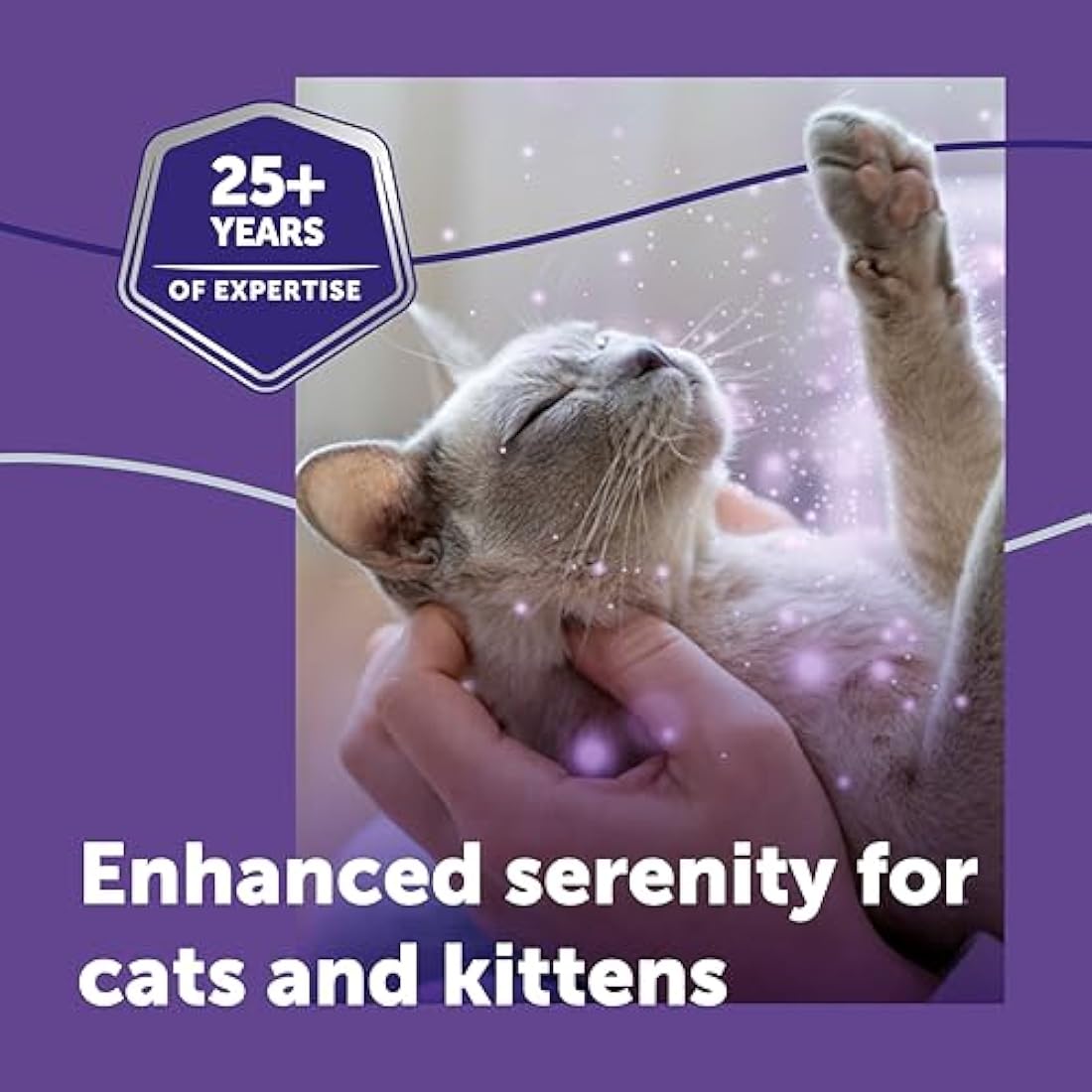 FELIWAY Optimum 30 Day Cat Calming Odourless Refill for Pheromone Diffuser, 48ml - Helps Solve Signs of Stress in Cats & Kittens, Veterinary Recommended, Drug-free, Clinically Proven