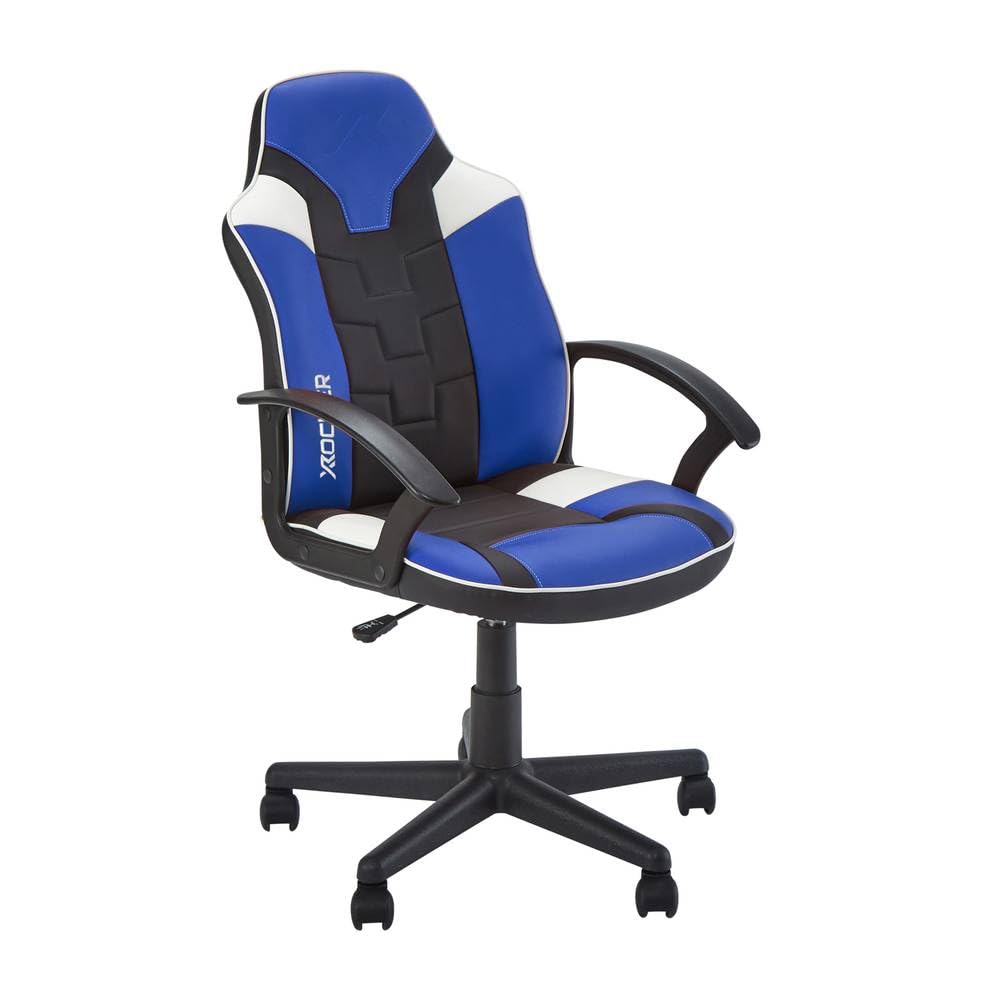 X-Rocker Saturn Gaming Chair, Mid Back Ergonomic Office with Armrest, Computer Swivel Chair with Back Support, Adjustable Height