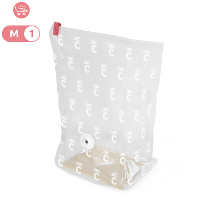Compactor Compact Express Vacuum Compression Bag, Aspispace Collection, Medium Size, 30X20X50 cm, Transparent