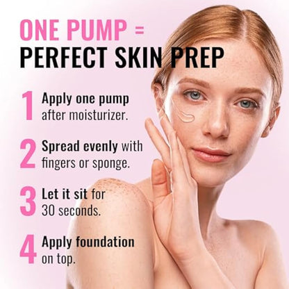 Dermacol - Satin Makeup Base, Matte Face Primer for Wrinkles and Pores, Transparent Makeup Primer for Oily Skin & Dry and Combination Skin, Easy to Blend Pore Filling Primer, 30 ml