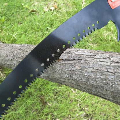 SUNORCHID Telescopic Tree Pruner - 14 Foot Pole Saw, Extendable Long Reach Tree Pruning Saw for Pruning and Trimming Branches and Leaves