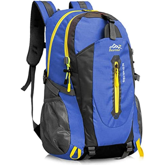 Besrina 40L Lightweight Hiking Backpack, Multi-functional Water-resistant Casual Camping Trekking Rucksack for Cycling Travel Climbing Mountaineer Outdoor Sport