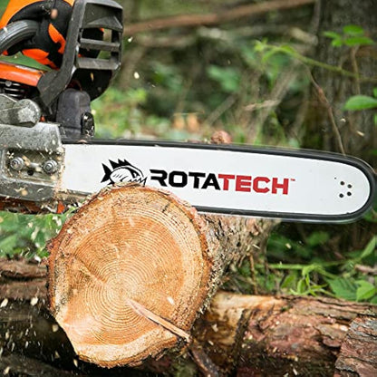 2 X 16 40cm Rotatech Chainsaw Chains. 3/8" LP Pitch, 0.50" Gauge, 55 DL Drive Links. Compatible with Stihl 018 MS180 MS181 020 021 023 MS200T MS211 MS201T MS231