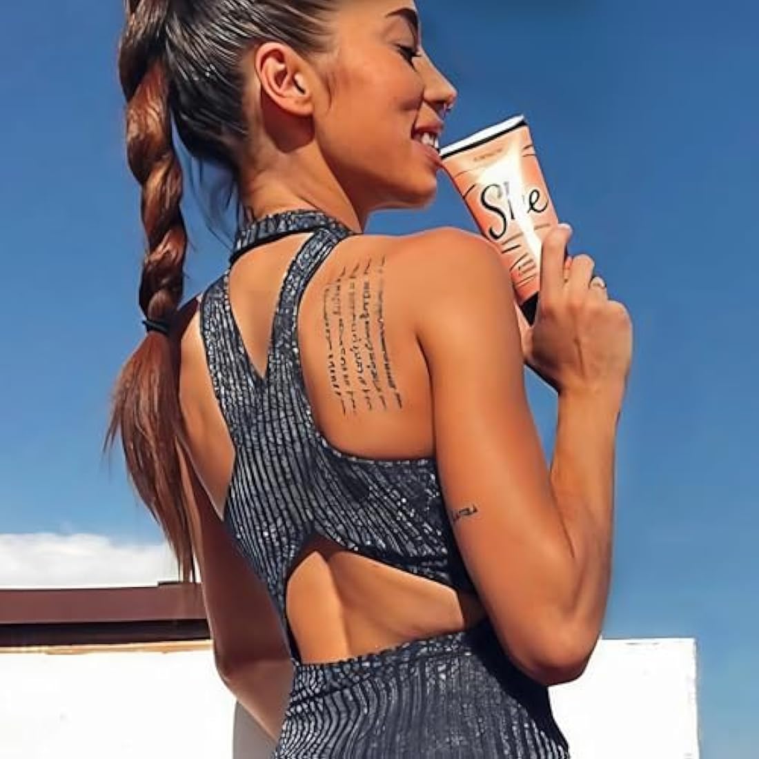 Onyx SHE Face Sunbed Cream | Bronzing Accelerator for Women | Deep Tan Enhancer for Indoor & Outdoor Use | Hydrating Formula with Anti-Cellulite Benefits | Smooth, Even, Long-Lasting Sun-Kissed Glow