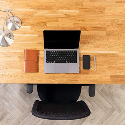 domli Solid Wood Oak Office Desk Top | 1500mm x 800mm x 27mm | Premium European Wooden Rectangular Tabletop | Timber Worksurface Large Tabletop Worktop Desktop Countertop