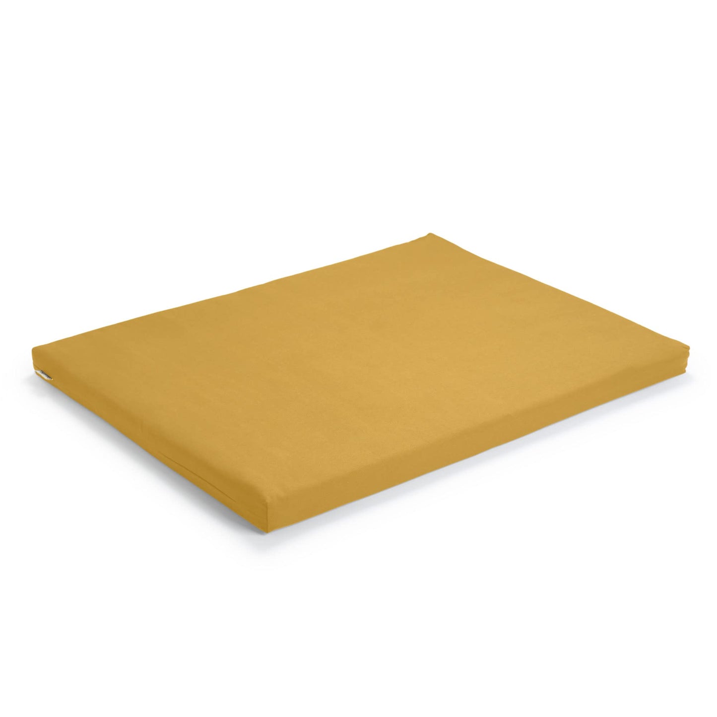 basaho Zabuton Meditation Mat | Organic Cotton | Recycled Fibre Filling (Mustard)
