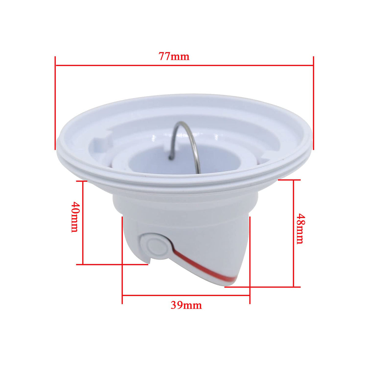 OemClima One way drain plug shower sewer backflow preventer floor drain deodorant anti odor floor drain insert anti insect (2pcs)