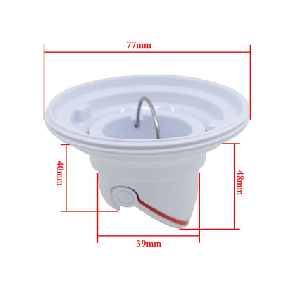OemClima One way drain plug shower sewer backflow preventer floor drain deodorant anti odor floor drain insert anti insect (2pcs)