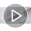 Threads For Bed Natural Feather & Down Pillows Pack of 2, Luxury Sleeping Pillow with Downproof Dual Layer Cover, Medium/Soft Density Support Pillow For Back & Side Sleeper - 19x29