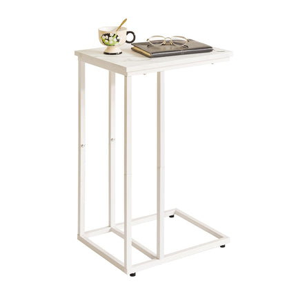 Aibiju Side Table, Sofa End Table, C-Shaped Side Table for Living Room, Bedroom, Balcony, Simple Structure, Stable