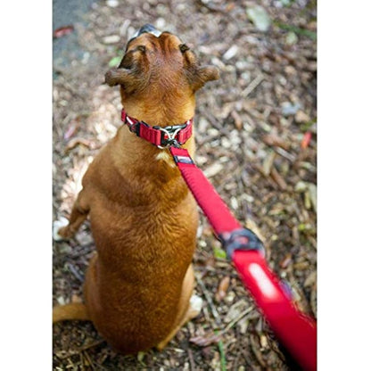 EzyDog Zero Shock Dog Lead | Shock Absorbing Traffic Control, Denim, 48 Inch