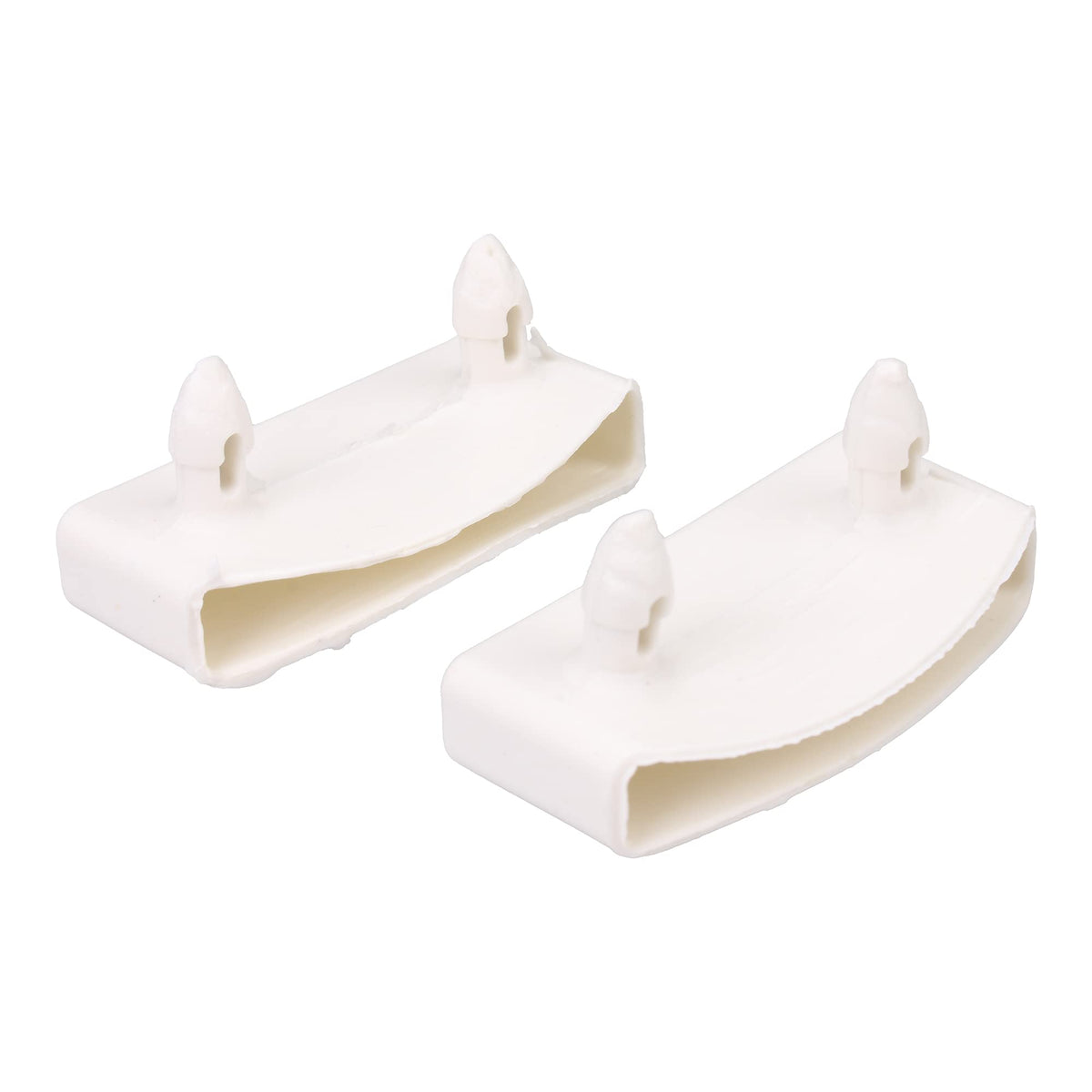 Mxfans 30 x White Inner Length 55mm Plastic Bed Slat End Caps Holders Accessories