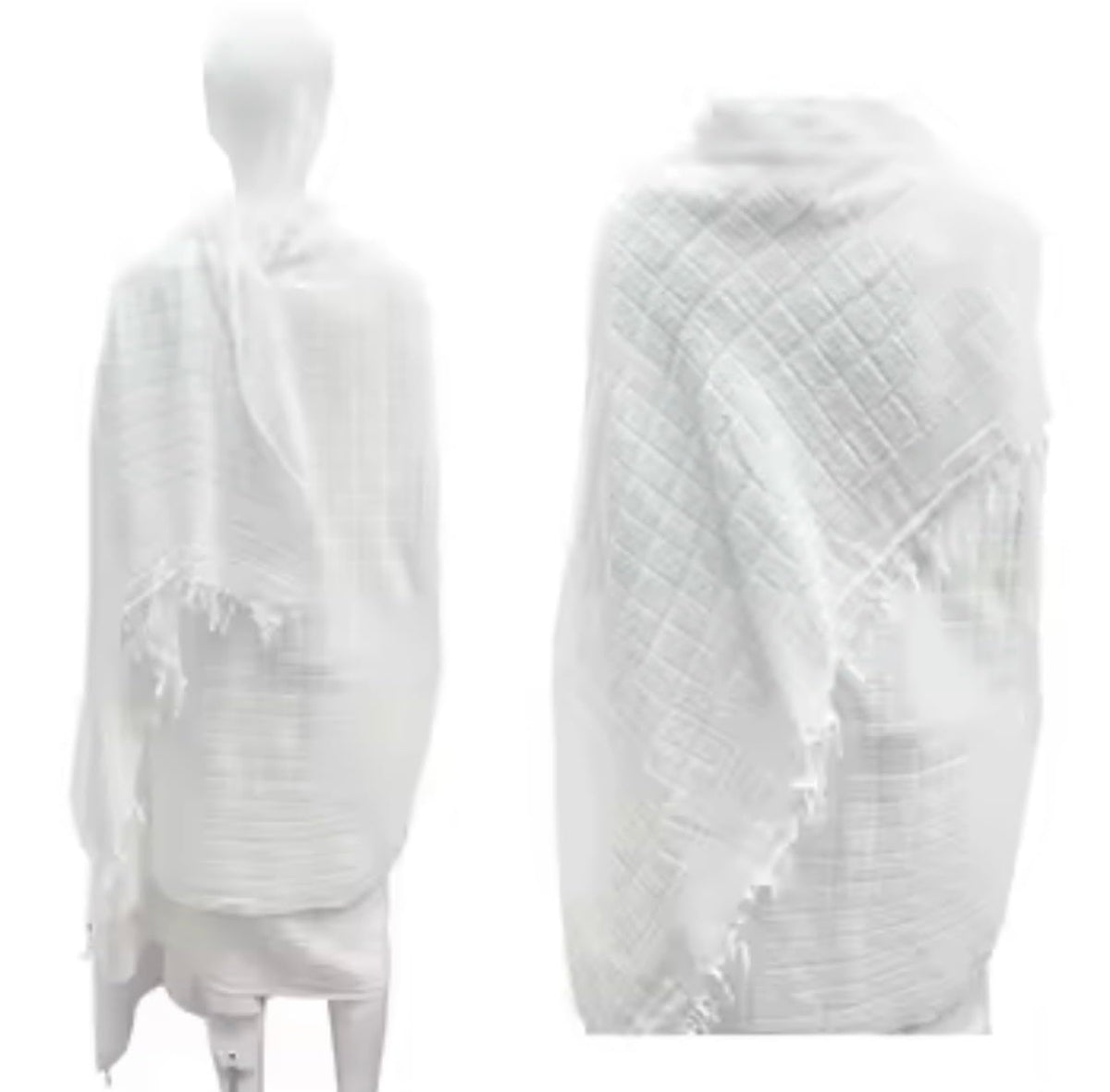 The supply find Men's Ihram Set With Adjustable Belt 2 Piece For Hajj and Umrah, White, Adult, Teenager Towel Set, Natural Fabric 210 x 110 CM