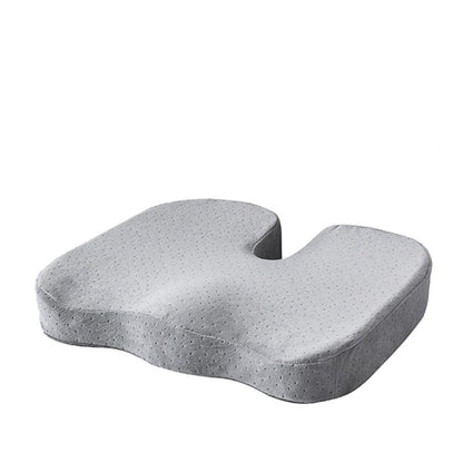 Qollection Seat Cushion, Hip Support, Heat Sensitive & Durable Memory Foam Sitting zipper Desk Chair Cushion for Office