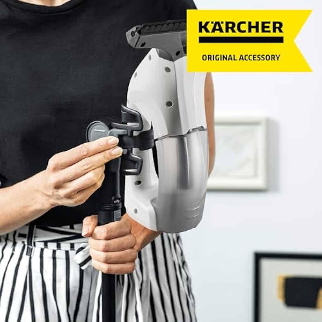 Kärcher 26331440 Window Vacuum Extension Set, Black, 150 x 250 x 1170