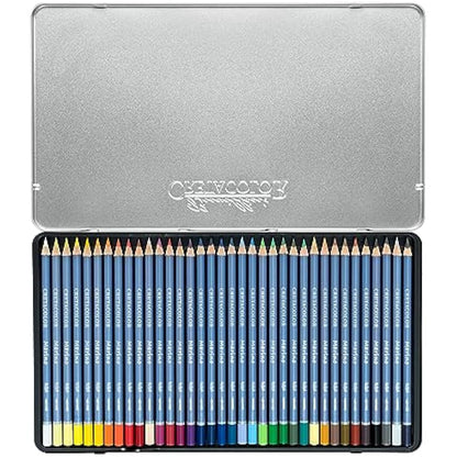 Cretacolor 240 Marino Watercolour Pencils Pack of 36 Wooden, Wood, ' Multi', 36 STK