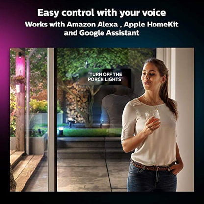 Philips Hue White and Colour Ambiance Outdoor Lightstrip [2M] Smart LED Lightstrip, Requires a Hue Bridge (Sold Separately), Works with Alexa, Google Assistant and Apple HomeKit, packaging may vary