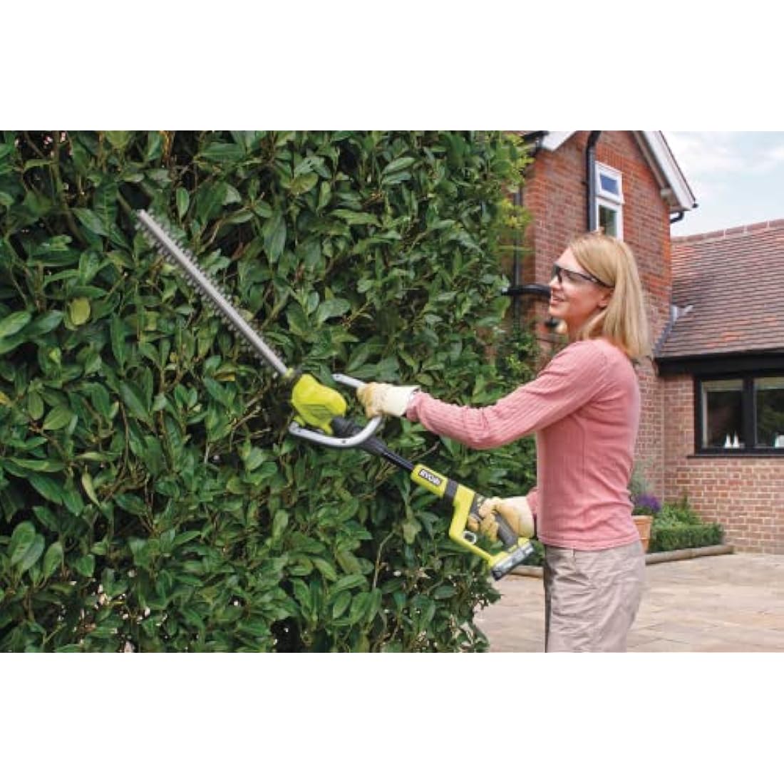 Ryobi 18V ONE+ Extended Reach Hedge Trimmer (Body Only)
