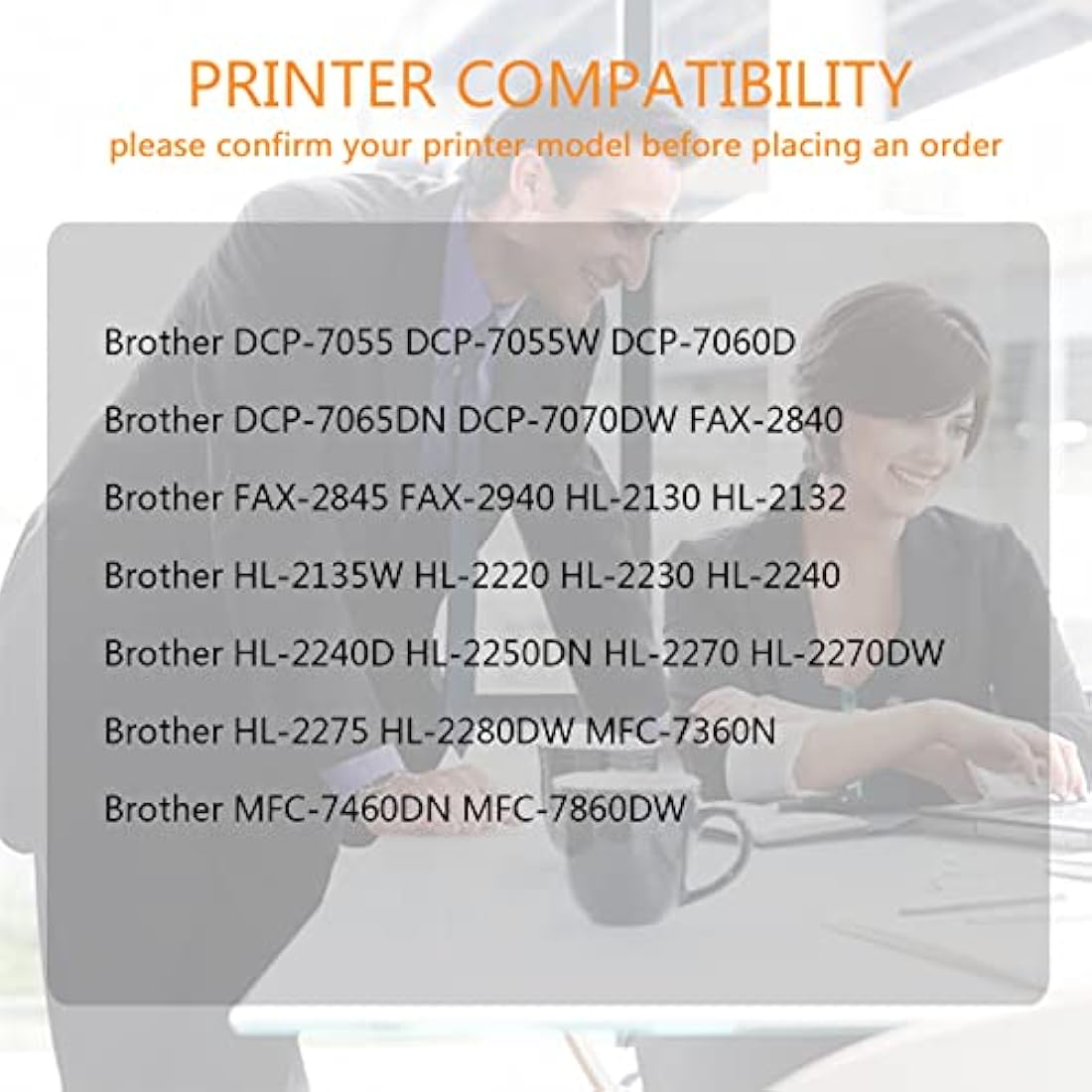 ZOOMTEC Compatible TN2220 TN-2220 Toner Cartridge Work for Brother HL-2130 HL-2132 HL-2240 HL-2240D HL-2250DN HL-2270DW DCP-7060D DCP-7065DN DCP-7070DW MFC-7360 MFC-7460DN MFC-7860DW (2 Pack)