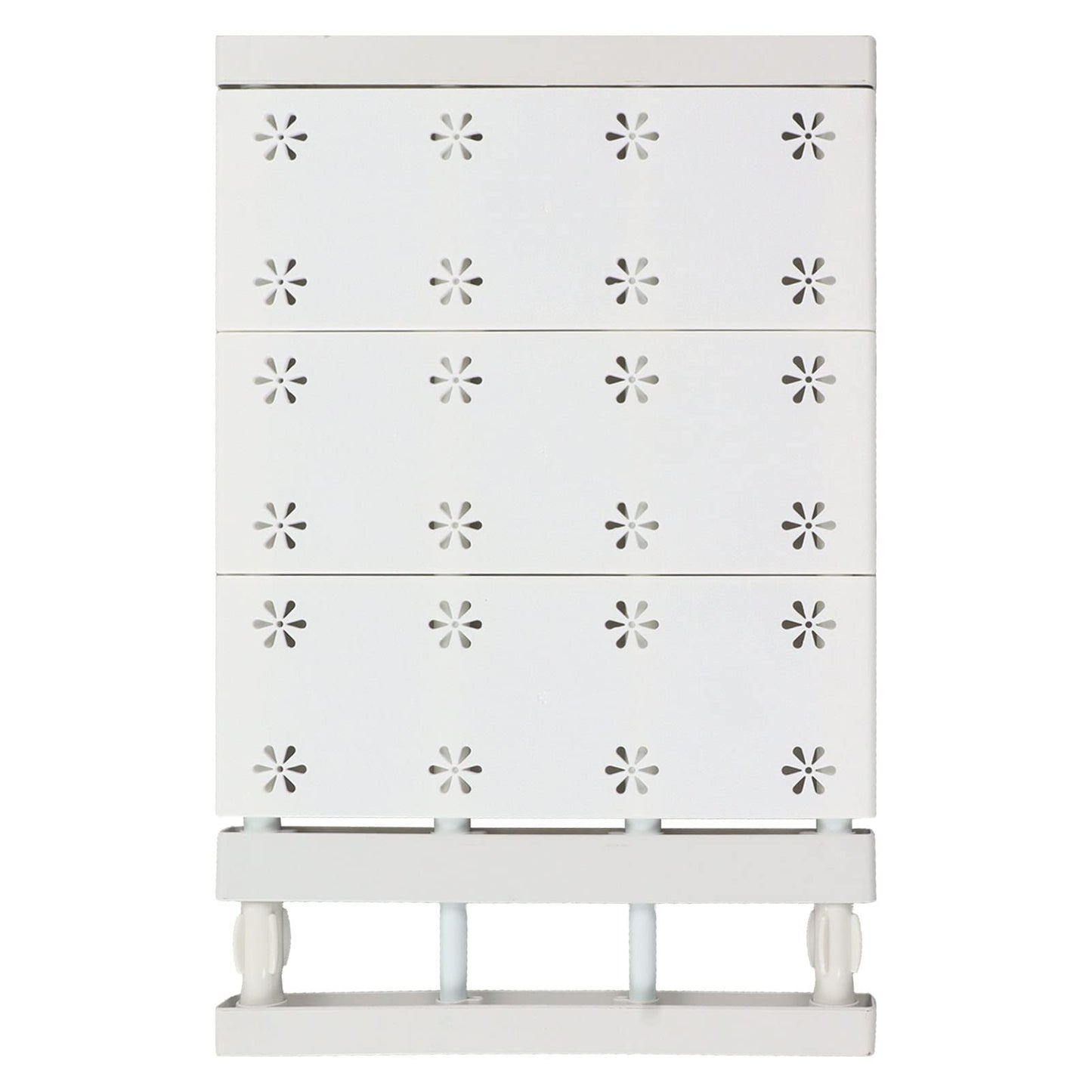 Metal Storage Rack Adjustable Organizer, Expandable Closet Tension Shelf Rod, Expandable Closet Tension Shelf Storage Rack for Cabinet Wardrobe