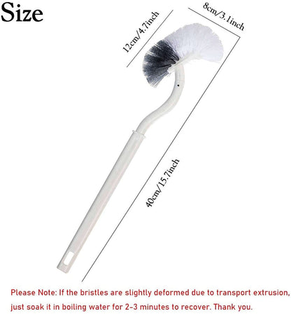 EINESIN Toilet Brush, Toilet Brush with Edge Cleaner, Long Handle