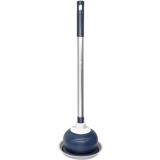 Toilet Plunger Unblocker, Heavy Duty Drain Plunger, Rubber Sink Plungers for Unblocking with Holder for Toilets/Bathroom/Bathtub/Kitchen Sink/Shower