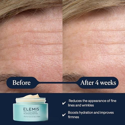 Elemis Pro-Collagen Night Cream & Morning Matrix 50ml – Day-to-Night Anti-Aging Skincare for Firmer, Smoother, Hydrated Skin
