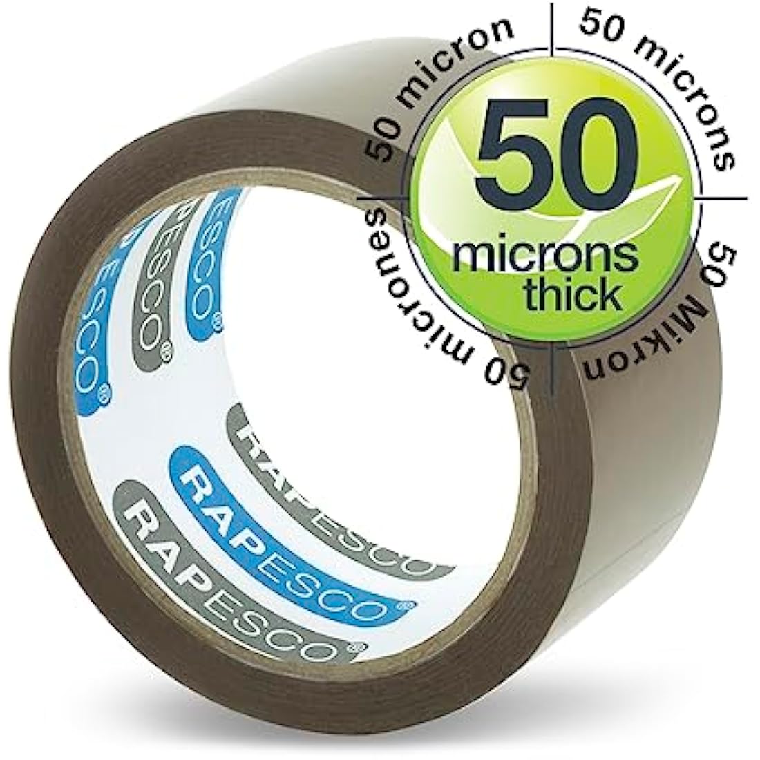 Rapesco 1742 Business Pack: 3 Germ-Savvy Antibacterial 960 Tape Dispensers and 3 Brown Packing Tapes
