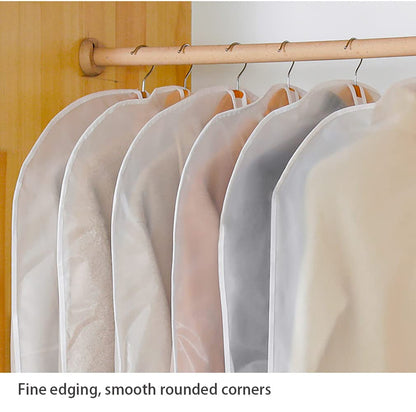 DDGAO Garment Covers Dustproof Clothes Covers Moth Proof Coat Bag with Zip PEVA Translucent Dress Cover Waterproof Anti-mite Breathable Suit