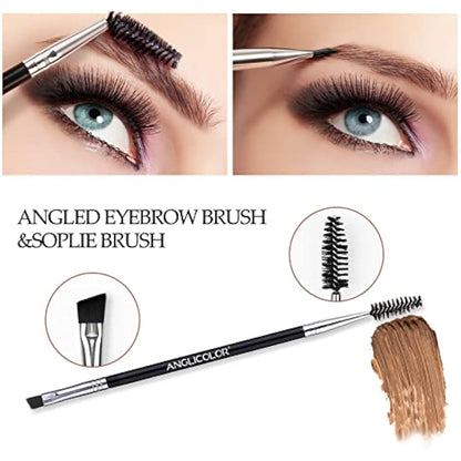 6 Colors Brow Pomade, Eyebrow Pomade Gel, Eyebrow Cream, Highly Pigmented Eyebrow Gel, For Eye Brow MakeUp Brow Color Versatile, Defines, Sculpts, Shades,Contours (03 SOFT BROWN, 2g)