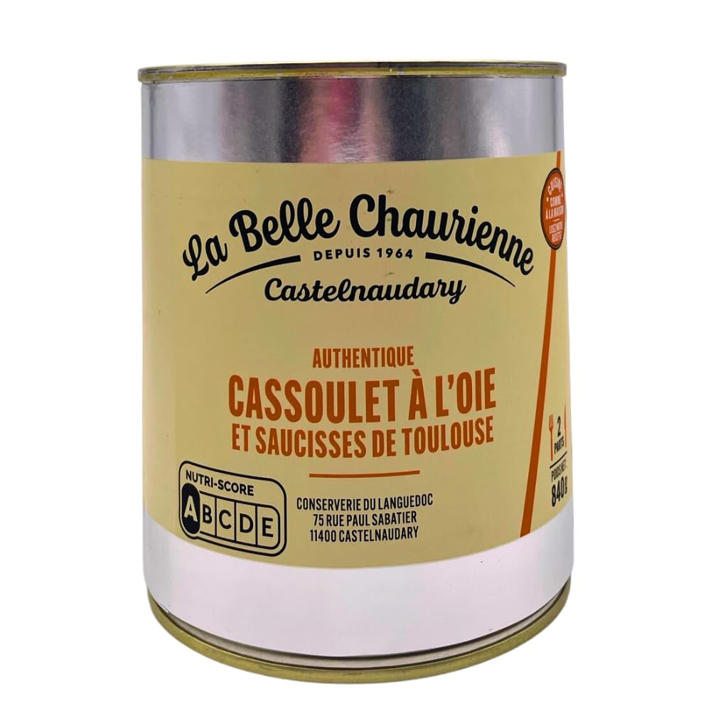 La Belle Chaurienne Goose Cassoulet Tin 840g (1)