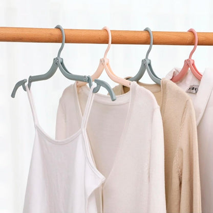 Armo® Pack Of 12 Foldable Travel Hanger Folding Clothes Shirts Dress Coat Portable Hanger