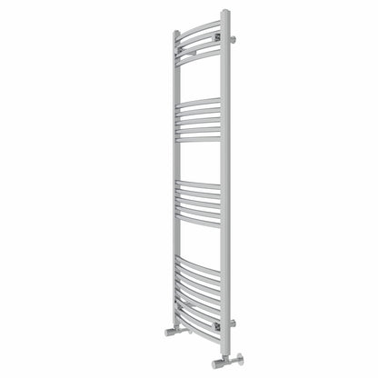 Warmehaus Curved Heated Towel Rail Chrome Radiator 1400x500mm