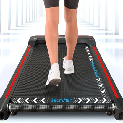 Walking Pad with 5% Incline, 3 In 1 Under Desk Treadmill for Home and Office, Portable Treadmill with LED Display, Remote Control,Installation Free