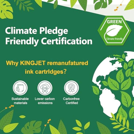 KINGJET 305 Ink Cartridges Black and Colour, 305XL Ink Cartridges Remanufactured for HP Printer Ink 305 XL for DeskJet 2700 2710 2720 2724 Plus 4100 4120 4130 Envy 6000 6020 6032 Pro 6400 6420 6430