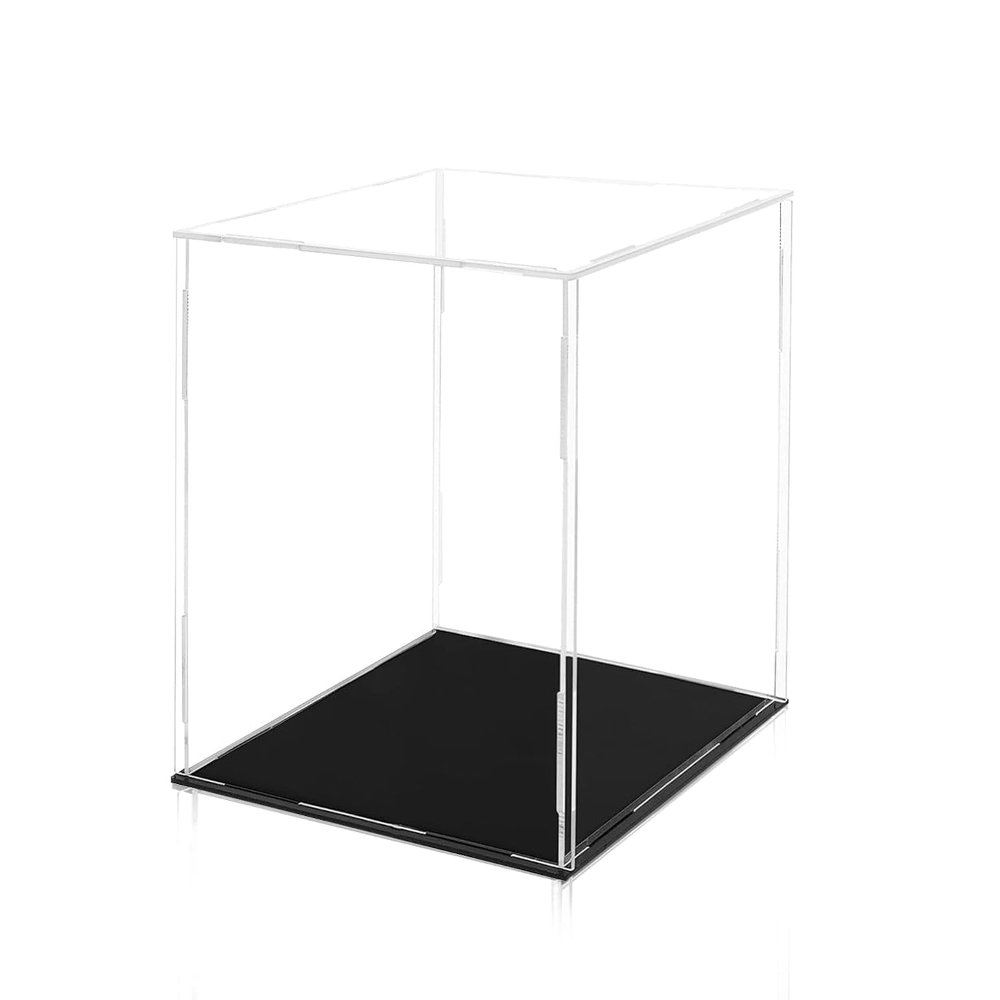 Acrylic Display Case 20 x 20 x 25 cm Clear Collectibles Display Box Display Stand Storage Protective Box for Minifigure, Toys, Crafts, Memorabilia