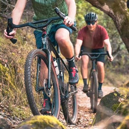 REDSHIFT Top Shelf Handlebar with 50-70mm of built-in Rise for Road, Gravel, Touring, and Commuter Bikes, Aluminum Drop Bar