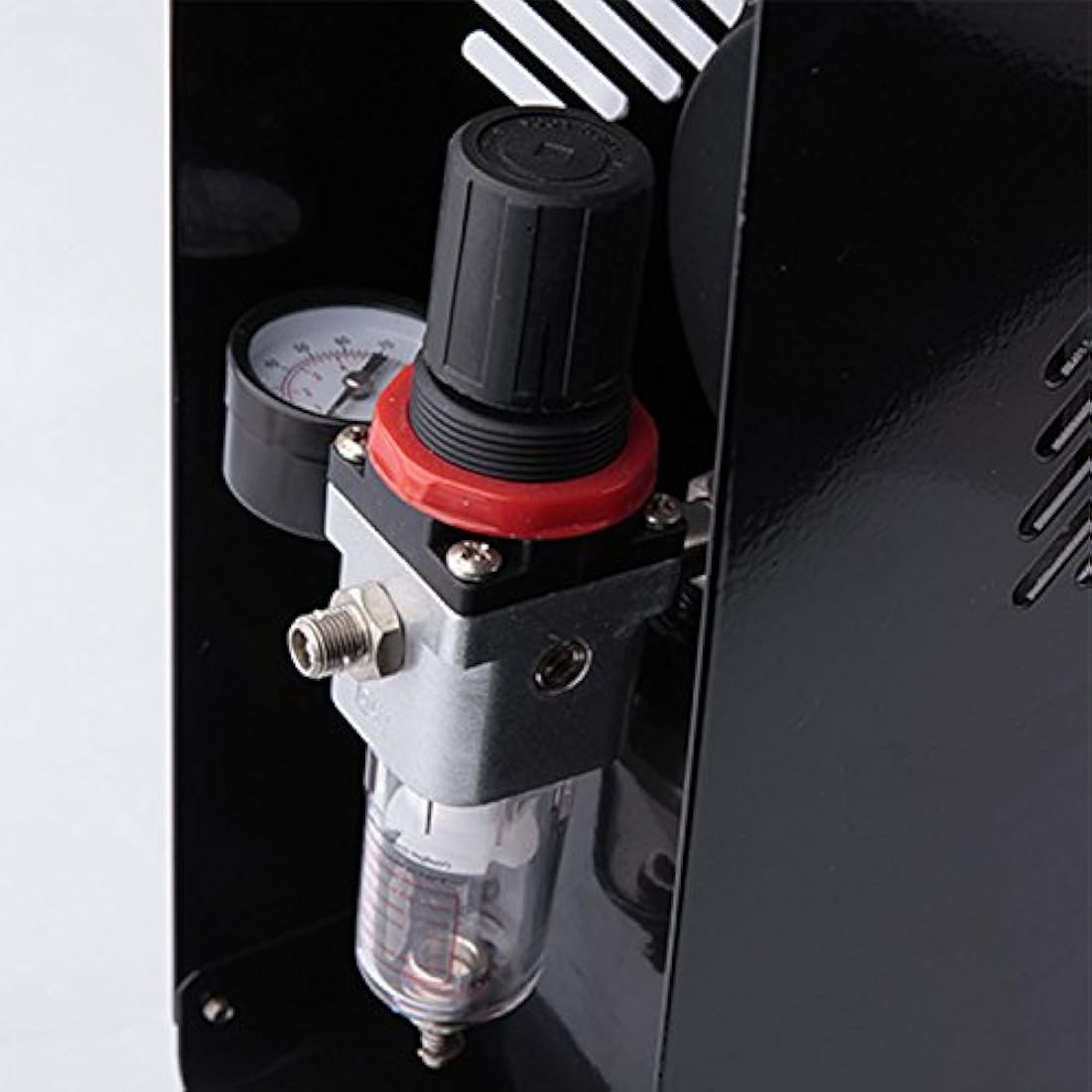 Fengda AS-186A Professional Airbrush Compressor/with Tank/Autostop 4Bar/Autostart 3Bar/Quiet/Oil-Free