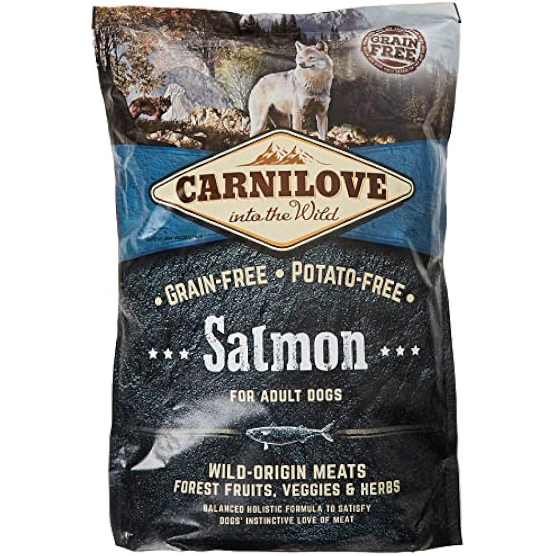 Carnilove Grain Free, Potato Free Salmon for Adult Dogs, 1.5 kg